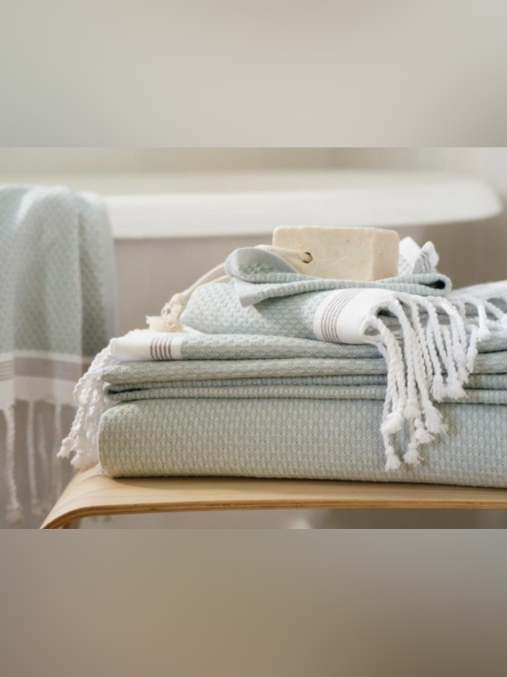 Coyuchi Mediterranean Organic Bath Towels